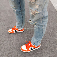 耐克（NIKE）Nike Dunk Low (GS) 白綠湖水淺藍(lán)色男女低幫板鞋F(xiàn)D1232-002 DH9765-003 白橙黑（GS）  38 專柜現(xiàn)貨