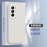 笑源適用oppoReno12手機殼Reno12Pro新款oppo5G硅膠Rone套PJV110全包PJW防摔opopreno男por女opp0pp0薄 【古董白】+全屏膜 OPPO Reno12 Pr