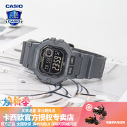 卡西歐（CASIO） 男表女表卡西歐手表男女情侶表學(xué)生時(shí)尚運動(dòng)表太陽(yáng)能雙顯電子表 WS-1400H-8BVPF悍者灰 10年電量