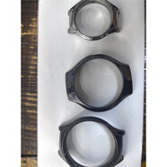 Z訂做非原裝適用雷達表殼763.0056.3雷達陶瓷殼亮銀色男女款 銀灰色 真系列