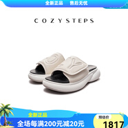 COZY STEPS可至[明星同款]男士春夏輕 香草奶白色+曜石黑 39