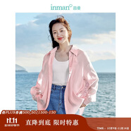 茵曼萊賽爾天絲女裝輕薄襯衫2025夏季新品襯衣上衣 經典款-粉紅色 M
