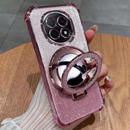 諾焱適用oppoa5pro手機殼0pp0a5pr0保護套opopa5por防摔ooo 【玫瑰金】電鍍閃粉自帶鏡 OPPOA2Pro