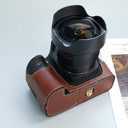耐影耐影  適用于半包80D/90D肩帶保護(hù)套Canon 80D防摔保護(hù)殼90D相機(jī)包皮套 佳能80D_90D_復(fù)古荔枝紋【咖啡色】+送鋼化膜
