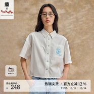 播 BROADCAST X ELLYLAND利落襯衫領(lǐng)襯衫BDR2CD1052 W40本白 M