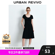 UR2024秋季新款女裝少女感蕾絲花邊顯瘦正肩短袖T恤UYY440030