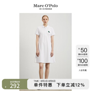 Marc O'Polo/MOP 連衣裙新款春秋女短袖透氣針織性感長(zhǎng)裙子連衣裙女 白色100 XXS/155 76A
