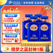 洋河 夢(mèng)之藍(lán)JD20 40.8度 500ml*4瓶 整箱裝 綿柔濃香型白酒