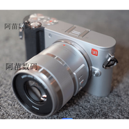 YI小蟻微單相機M1 2000萬像素 M43口42.5 12-40雙鏡頭 4K高清VLOG 全新無頭單機(銀色) 官方標(biāo)配