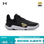 安德瑪（UNDERARMOUR）Spawn 7男子緩震運動(dòng)籃球鞋3028461 黑色002 42