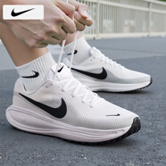 耐克（NIKE）男鞋跑步鞋 25夏季新款運(yùn)動(dòng)鞋耐磨登山休閑鞋子男網(wǎng)面透氣慢跑鞋 101-革命者8/白色黑勾/曬圖退10建議拍大半碼 45 （內(nèi)長290mm）