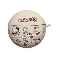 創(chuàng  )昌越適用SANAG塞那S6S pro夾耳機保護套u(yù)ltra可愛(ài)卡通藍牙耳機殼塞那S6S保護套水貼潮款軟殼 【米白KT貓】送掛鉤 塞那S6S ultra夾耳機保護套