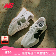 NEW BALANCENB327 官方休閑鞋男鞋女鞋情侶七夕夏季舒適輕便百搭運(yùn)動(dòng)鞋復(fù)古綠 白色/灰白色 MS327ASN 38.5 (腳長(zhǎng)24cm)