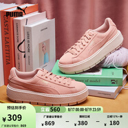 彪馬（PUMA）復古增高厚底松糕鞋女子新款休閑鞋PLATFORM 365830 桃粉色-05 37
