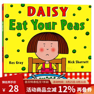 Daisy Eat Your Peas 吃豆子不挑食 廖彩杏吳敏蘭書(shū)單 英文原版兒童繪本 Nick Sharratt 啟蒙學(xué)習英文版 圖畫(huà)故事書(shū) 親子互動(dòng) 綠山墻