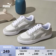 彪馬（PUMA）經(jīng)典復古透氣休閑板鞋男女同款新款運動(dòng)鞋CAVEN 399398 白-灰色-灰色-02 39
