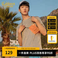 卡賓【涼感】冰絲短袖T恤男夏簡(jiǎn)約圓領(lǐng)體恤休閑純色百搭冰感上衣 淺花灰26 S 165 46