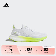 adidas PUREBOOST 5隨心暢跑舒適網(wǎng)面體測(cè)跑鞋男女阿迪達(dá)斯官方   白/脈沖酸橙綠   42