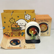 馬克圖布小王子唱片機音箱生日禮物送男生女生七夕情人節禮品套裝 小王子唱片機音箱+漢堡小狗禮袋