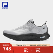 斐樂(lè )（FILA）官方男鞋NUVOLE JOG路跑鞋2025夏新款柔云健步鞋運動(dòng)鞋 雨霧灰-NC 40.5