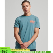 superdry極度干燥男士T恤圓領(lǐng)短袖柔軟透氣 BLUE L