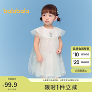 巴拉巴拉寶寶連衣裙兒童公主裙女童裙子夏裝2025洋氣208225111044