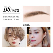 莎娜（SANA）日本三合一眉筆+眉粉+眉刷new born旋轉三用雙頭眉筆防水防汗 B8深棕色 0.5g