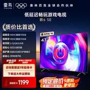 TCL雷鳥(niǎo)鵬6SE 43英寸人工智能語(yǔ)音 2+32GB 超高清液晶電視機 智慧屏 4K超高清全面屏平板電視 43英寸 平板電視