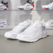 李寧跑步鞋女鞋2024秋季新款女子網(wǎng)面透氣減震休閑慢跑鞋ARSU106 ARSU106-2標準白 37.5