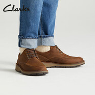 ClarksClarks其樂(lè )格拉維爾系列男鞋健步鞋休閑商務(wù)皮鞋簡(jiǎn)約圓頭牛皮皮鞋