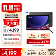 三星 Samsung【國家補(bǔ)貼】S9 11英寸平板電腦/AI智享學(xué)習(xí)辦公/驍龍8Gen2 12G+256G 云影灰WIFI