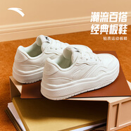 安踏（ANTA）七夕禮物街頑2丨新年板鞋女2025秋季新款女子休閑運(yùn)動(dòng)鞋運(yùn)動(dòng)板鞋 象牙白-10 39
