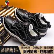 西域駱駝（VANCAMEL）秋冬季韓版百搭休閑 F-18 黑色【加絨款棉鞋】/官方店 39