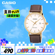 卡西歐（CASIO）手表男學(xué)生休閑簡(jiǎn)約考試防震石英表送男友禮物MTH-1060GL-7A