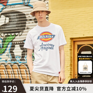 dickies 純棉短袖T恤男 情侶男女同款 印花休閑百搭上衣7087 白色 XL