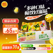 維他奶 果味茶飲料4口味250ml*30盒 經(jīng)典口味12/蜜桃6/零糖6/菊花6 中秋