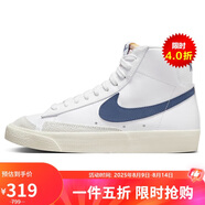 耐克NIKE運動板鞋高幫女BLAZER MID '77運動鞋CZ1055-125白藍35.5