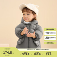 巴拉巴拉嬰兒羽絨服男童冬季女童短款外套造型2024可愛(ài)洋氣萌208424107234
