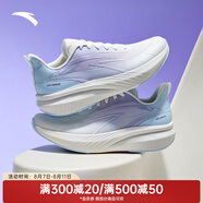 安踏（ANTA）云蹤丨緩震跑步鞋女鞋2025夏季新款輕便運(yùn)動(dòng)鞋跑鞋 紙莎白/冷凌紫/冰凍藍(lán)-1 36