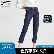 DENHAM女士新復(fù)古回潮赤耳緊身九分CANDIANI剪刀牛仔褲原牛LIZ ANKLE BLUE 25