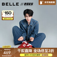 百麗（Belle）張凌赫同款方程式德訓鞋男25秋新商場(chǎng)阿甘鞋8VC01CM5 【張凌赫同款】紅色/白色 43 (265mm)