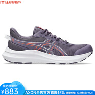 亞瑟士（asics）女鞋跑步鞋防滑運(yùn)動鞋夏季透氣網(wǎng)眼緩震輕質(zhì)耐磨EVA中底柔軟百搭 Greyish Purple紫色 39.5 碼/美碼8