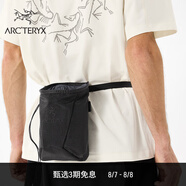 ARC'TERYX始祖鳥(niǎo) SYSTEM_A S_A ION LIGHTWEIGHT CHALK BAG 男女同款 粉袋 Blackite/原色黑