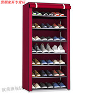 善臣2025新款鞋架防塵拉鏈款 鞋柜帆布牛津布家用高層布藝簡(jiǎn)易帶拉鏈 3F小鞋架