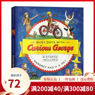 英文原版 Curious George 好奇猴喬治 32個(gè)故事大合輯 汪培珽書(shū)單推薦第3階段 綠山墻 Busy Days with 8個(gè)故事精裝合集 綠山墻圖書(shū)