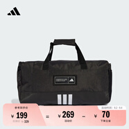 adidas大容量運動(dòng)健身斜挎手拎包男女阿迪達斯官方IM5523 黑色/白色   NS