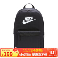 耐克NIKE雙肩包中性電腦包旅行HERITAGE休閑包書包 DC4244-010黑中