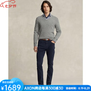 保羅拉夫勞倫（Polo Ralph Lauren）男士Varick修身直筒牛津斜紋棉布褲舒適棉質(zhì)長(cháng)褲通勤褲15885845 Aviator Navy 38 x32