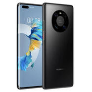 華為Mate 40 Pro 5G原裝鴻蒙麒麟芯片9000通手機 亮黑色 套餐一是mate408GB+128GB