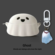 碩勛適用oa3無(wú)線(xiàn)線(xiàn)藍牙耳機套oa2i保護套2軟膠oa4o保護殼a2 【米白底幽靈+夜光壓克力掛件】收藏送掛環(huán) OPPOEncoX3